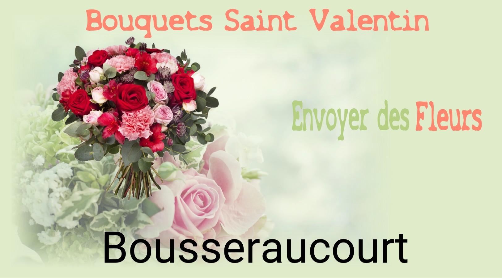 Roses de Saint-Valentin livrées à Bousseraucourt